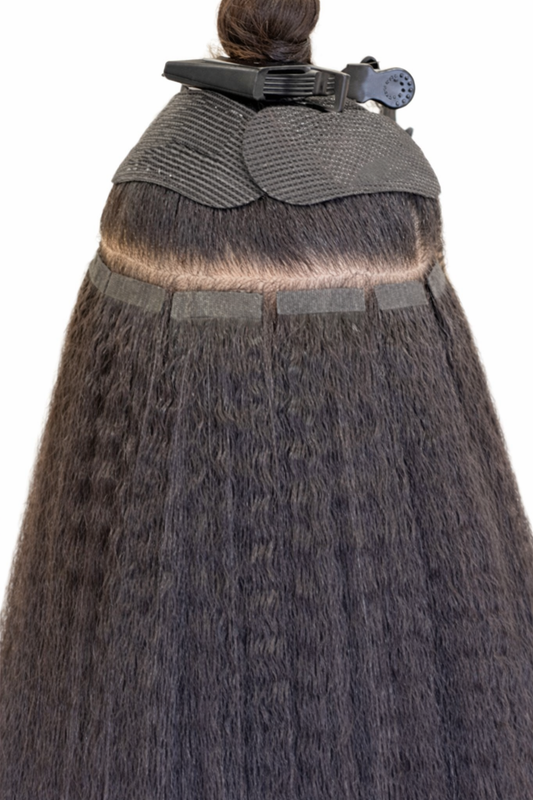Kinky Straight Tape-In Extensions 3-pack Deal (Fullness Install )